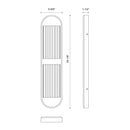 Alora WV330324 Palais 1-lt 24" Tall LED Wall Sconce