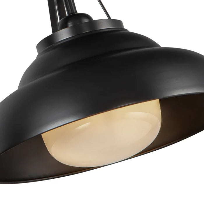 Alora SF344012 Palmetto 1-lt 12" Semi Flush Mount
