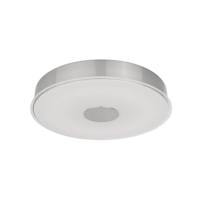 Kuzco FM7616-5CCT Parker 1-lt 16" LED Flush Mount, 5CCT Selectable - Brushed Nickel
