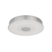 Kuzco FM7616-5CCT Parker 1-lt 16" LED Flush Mount, 5CCT Selectable - Brushed Nickel