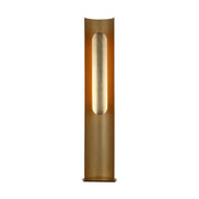 Visual Comfort PBFL504 Shielded 54" Tall LED Floor Lamp - Hand Rubbed Antique Brass