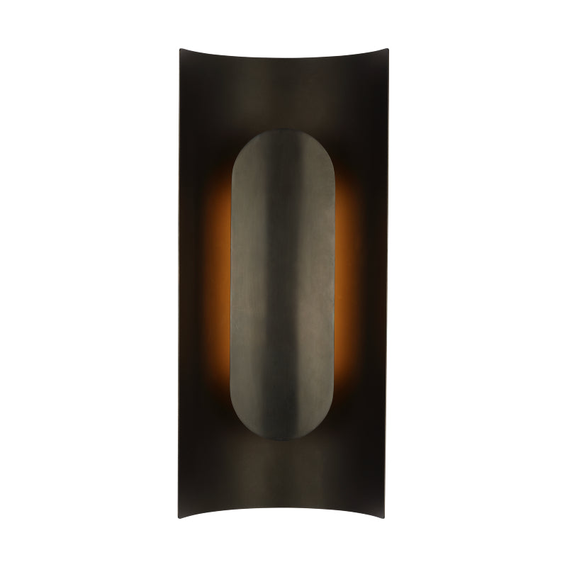 Visual Comfort PBWS502 Shielded 18" Tall LED Wall Sconce - Bronze