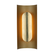 Visual Comfort PBWS502 Shielded 18" Tall LED Wall Sconce - Hand Rubbed Antique Brass