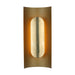 Visual Comfort PBWS502 Shielded 18" Tall LED Wall Sconce - Hand Rubbed Antique Brass