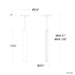 Modern Forms PD-14518 Cadiz 1-lt 2" LED Pendant