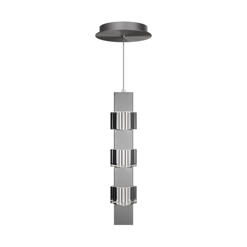 dweLED PD-15514 Super Star 1-lt 6" LED Pendant - Brushed Nickel