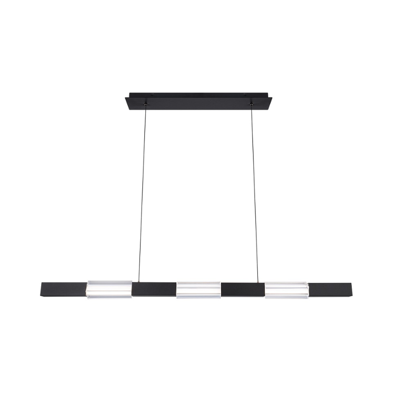 dweLED PD-15547 Super Star 1-lt 47" LED Linear Pendant, 4CCT - Black