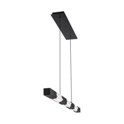 dweLED PD-15547 Super Star 1-lt 47" LED Linear Pendant, 4CCT - Black