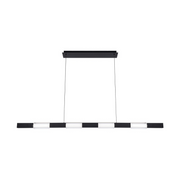 dweLED PD-15560 Super Star 1-lt 60" LED Linear Pendant, 4CCT - Black