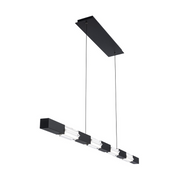 dweLED PD-15560 Super Star 1-lt 60" LED Linear Pendant, 4CCT - Black
