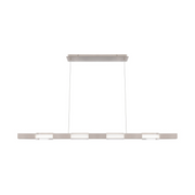 dweLED PD-15560 Super Star 1-lt 60" LED Linear Pendant, 4CCT - Brushed Nickel