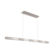 dweLED PD-15560 Super Star 1-lt 60" LED Linear Pendant, 4CCT - Brushed Nickel