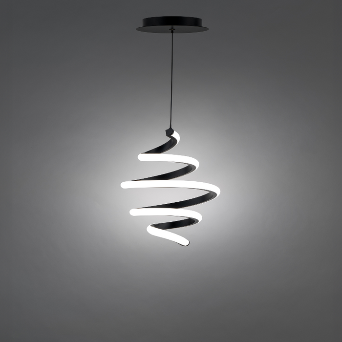 dweLED PD-19408 Whirl 1-lt 8" LED Pendant