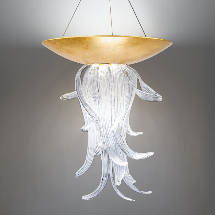 Modern Forms PD-22532 Tendril 1-lt 26" LED Pendant - Gold Leaf