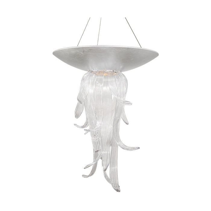 Modern Forms PD-22532 Tendril 1-lt 26" LED Pendant - Silver Leaf