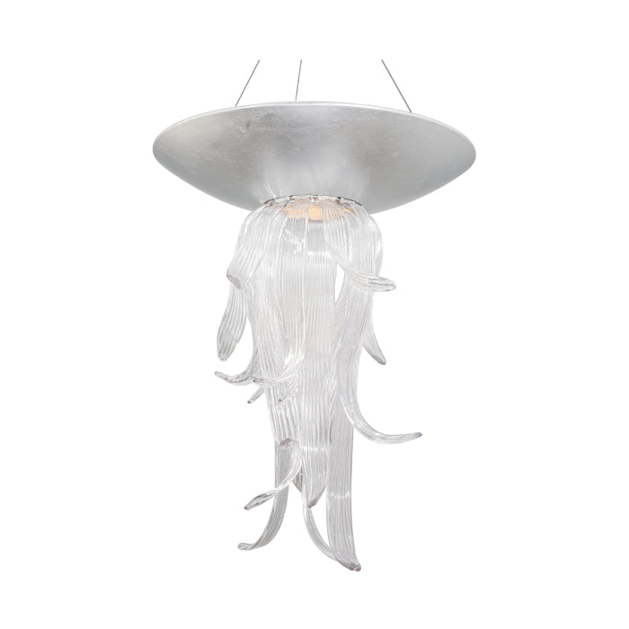 Modern Forms PD-22532 Tendril 1-lt 26" LED Pendant - Silver Leaf