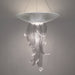 Modern Forms PD-22532 Tendril 1-lt 26" LED Pendant - Silver Leaf