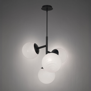 dweLED PD-23527 Quattro 4-lt 27" LED Pendant - Black