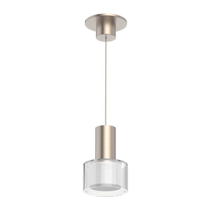 WAC PD-250905 Twist-N-Lite 1-lt 5" LED Pendant, 5CCT - Brushed Nickel