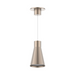WAC PD-251005 Twist-N-Lite 1-lt 5" LED Pendant, CCT Selectable - Brushed Nickel