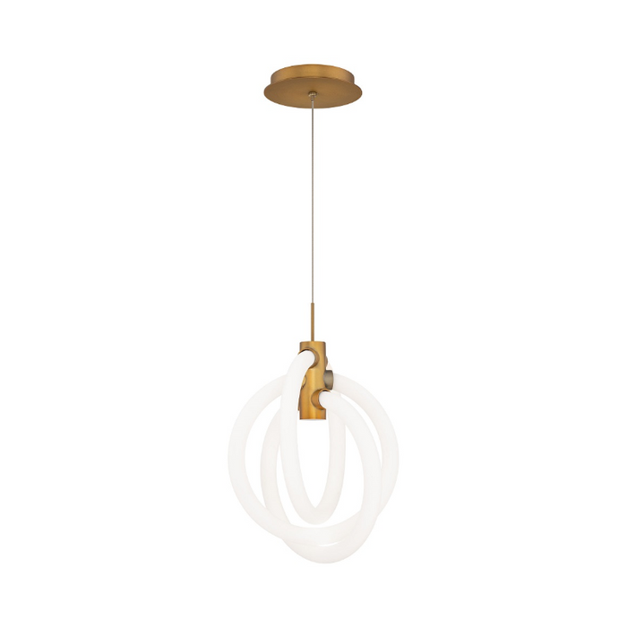 dweLED PD-27413 Knot 3-lt 10" LED Pendant