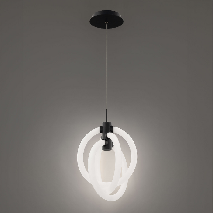 dweLED PD-27413 Knot 3-lt 10" LED Pendant