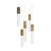 Modern Forms PD-30809R Cinema 9-lt 17" LED Pendant - Aged Brass