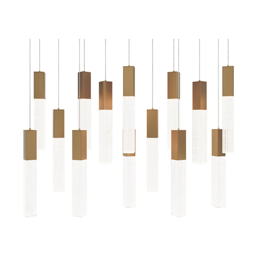 Modern Forms PD-30814L Cinema 14-lt 40" LED Pendant - Aged Brass