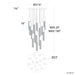 Modern Forms PD-30815R Cinema 15-lt 23" LED Pendant