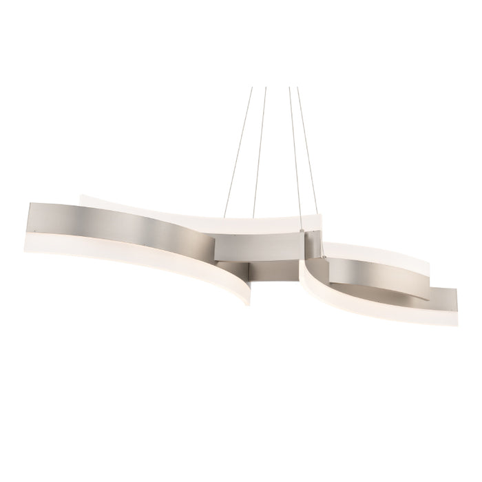 Modern Forms PD-31058 Arcs 58" LED Pendant - Brushed Nickel