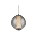 Modern Forms PD-32507 Swirly 1-lt 6" LED Pendant - Brushed Nickel