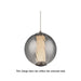 Modern Forms PD-32507 Swirly 1-lt 6" LED Pendant