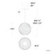 Modern Forms PD-32511 Swirly 1-lt 10" LED Pendant