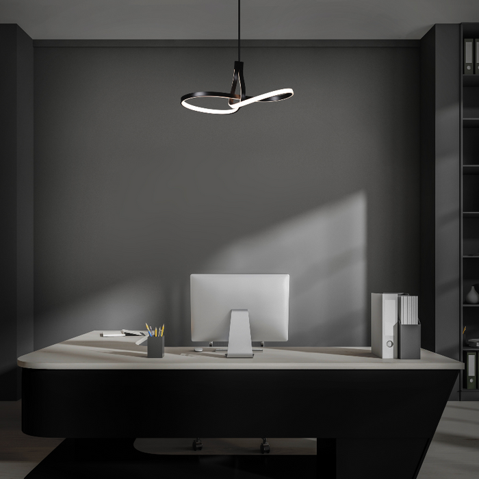 dweLED PD-35433 Mobius 1-lt 33" LED Pendant
