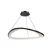 dweLED PD-41433 Oyster 1-lt 34" LED Pendant - Black Chrome
