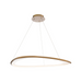 dweLED PD-41442 Oyster 1-lt 42" LED Pendant - Aged Brass
