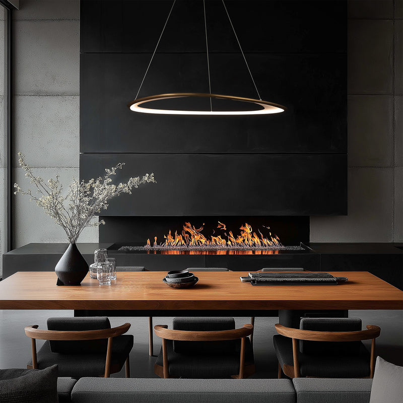 dweLED PD-41433 Oyster 1-lt 34" LED Pendant