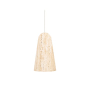 Modern Forms PD-4510 Pompeii 1-lt 6" LED Pendant - Beige Travertine/Aged Brass