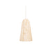 Modern Forms PD-4510 Pompeii 1-lt 6" LED Pendant - Beige Travertine/Aged Brass
