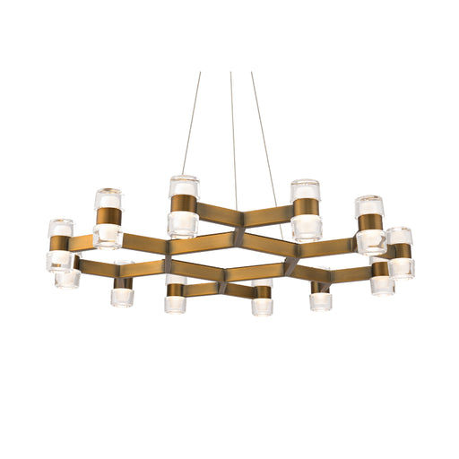 Modern Forms PD-4536 Dashe 36" LED Pendant - Aged Brass
