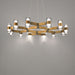 Modern Forms PD-4536 Dashe 36" LED Pendant - Aged Brass
