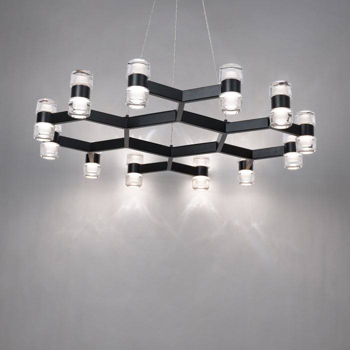 Modern Forms PD-4536 Dashe 36" LED Pendant - Black