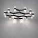 Modern Forms PD-4536 Dashe 36" LED Pendant - Black