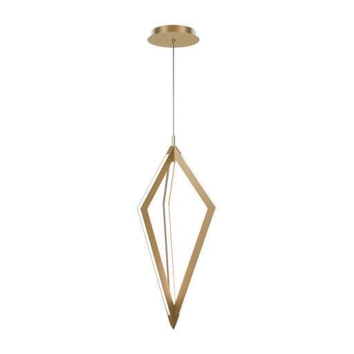 dweLED PD-53520 Tribeca 3-lt 8" LED Pendant - Aged Brass