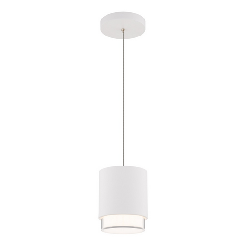 dweLED PD-58509 Cloak 1-lt 7" LED Pendant - White