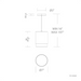 dweLED PD-58509 Cloak 1-lt 7" LED Pendant