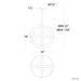 Modern Forms PD-61718 Kinetic 1-lt 18" LED Pendant