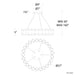 Modern Forms PD-73528 Dolman 1-lt 27" LED Pendant
