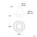 Modern Forms PD-74535 Storm Chaser 35" LED Chandelier