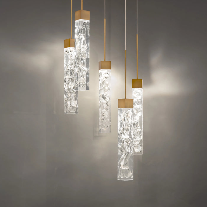 Modern Forms PD-78005R Minx 5-lt 17" LED Pendant